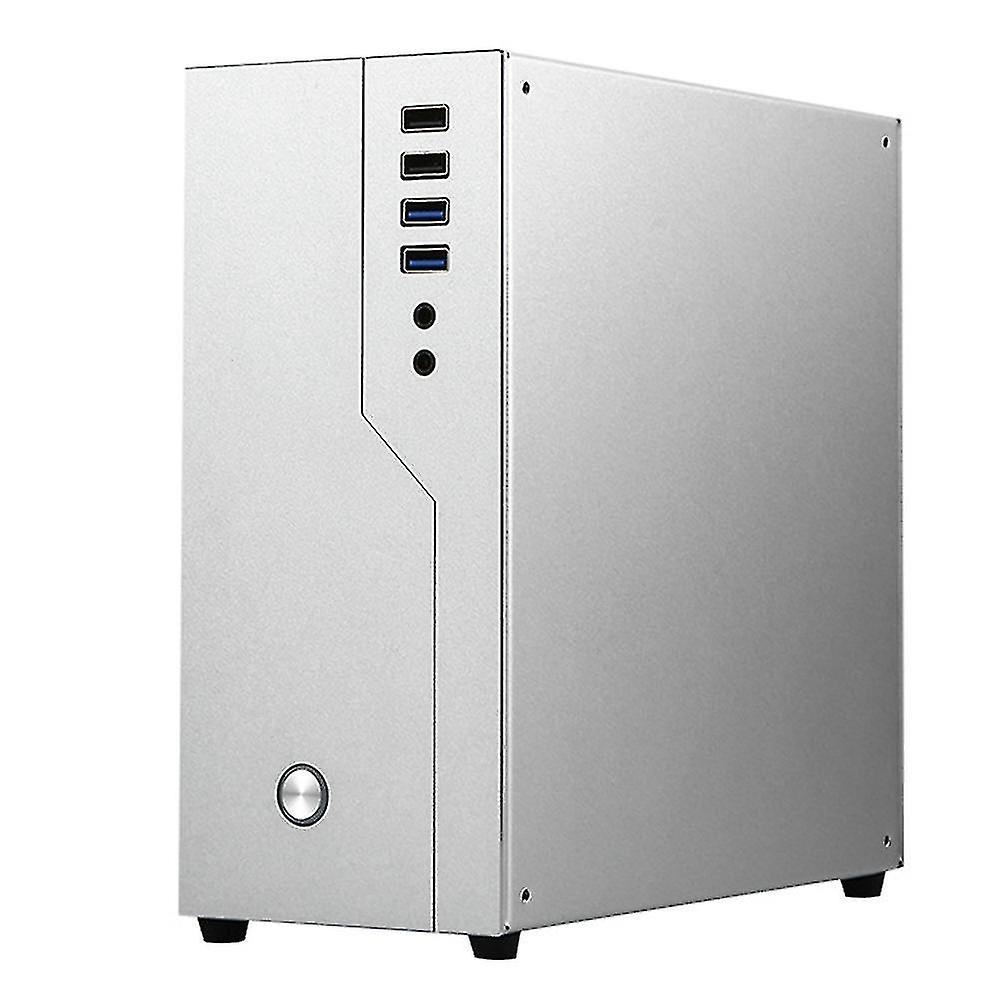 Mini Itx Computer Case All Aluminum Soft Htpc Office Single Slot Pcie Desktop Case