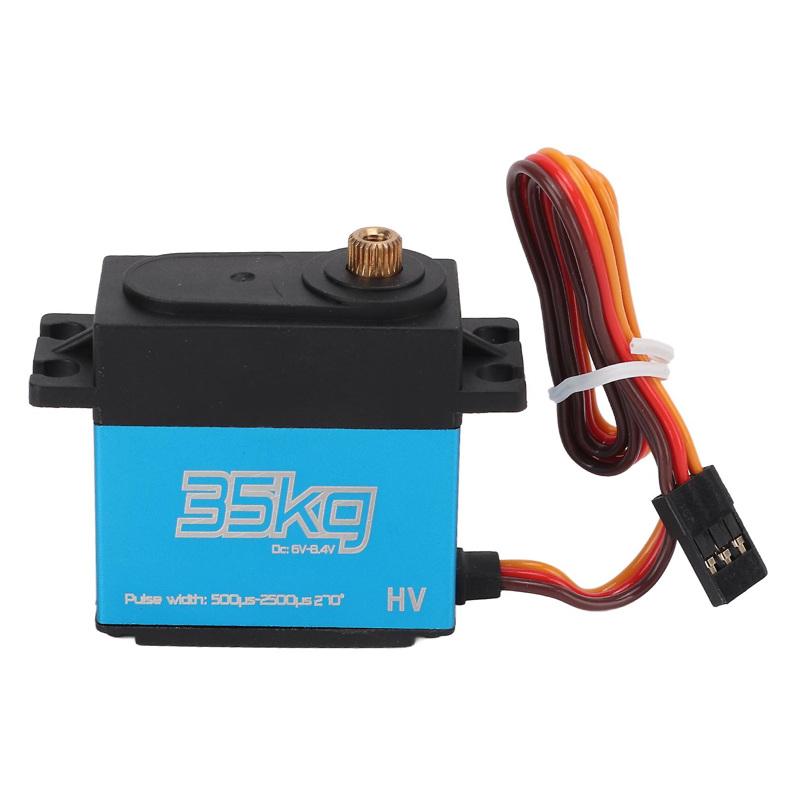 Digital Servo,35kg Coreless Motor Servo Stainless Gear Digital Servo Metal Gear Digital Servo Time-Tested Durability