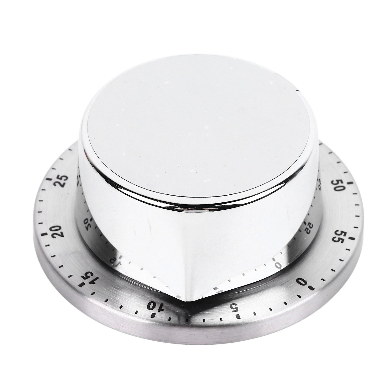 Kitchen Timer Stainless Steel Countdown Timer Clock Mechanical Kitchen Timer for Cooking Baking Reading Jogging