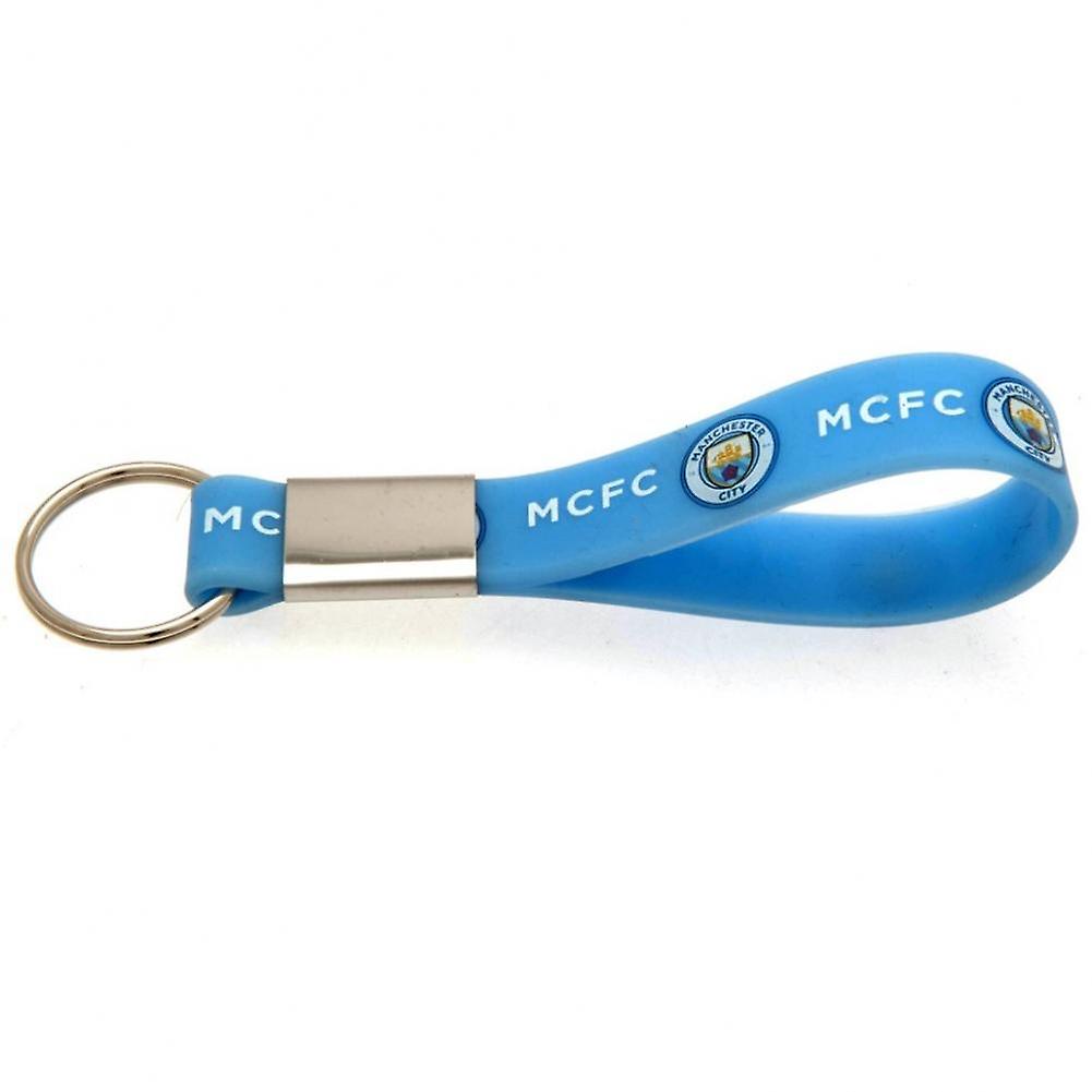 Manchester City Fc Silicone Keyring