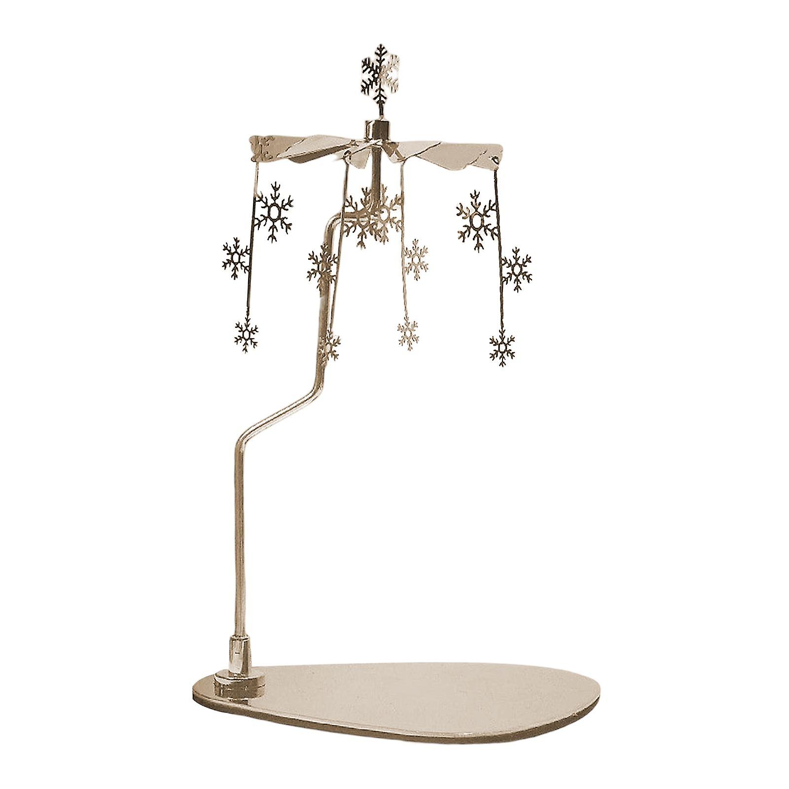 Romantic Rotating Candle Holder Candlestick for Party Festival Decoration Tree