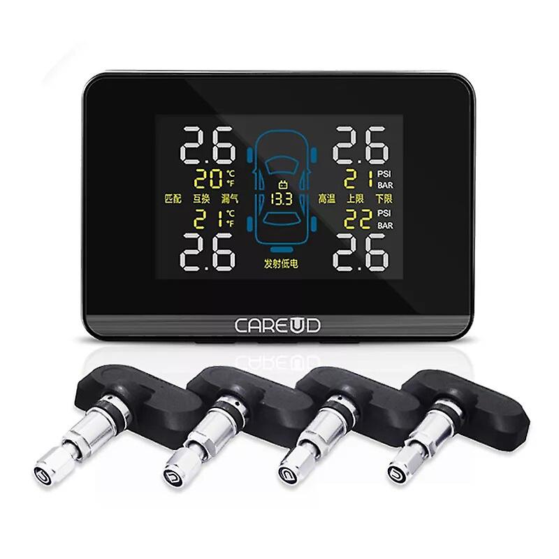 Careud Tpms Car Tire Pressure Monitoring System High Quality Tpms For Your Safety Support Bar And Psi