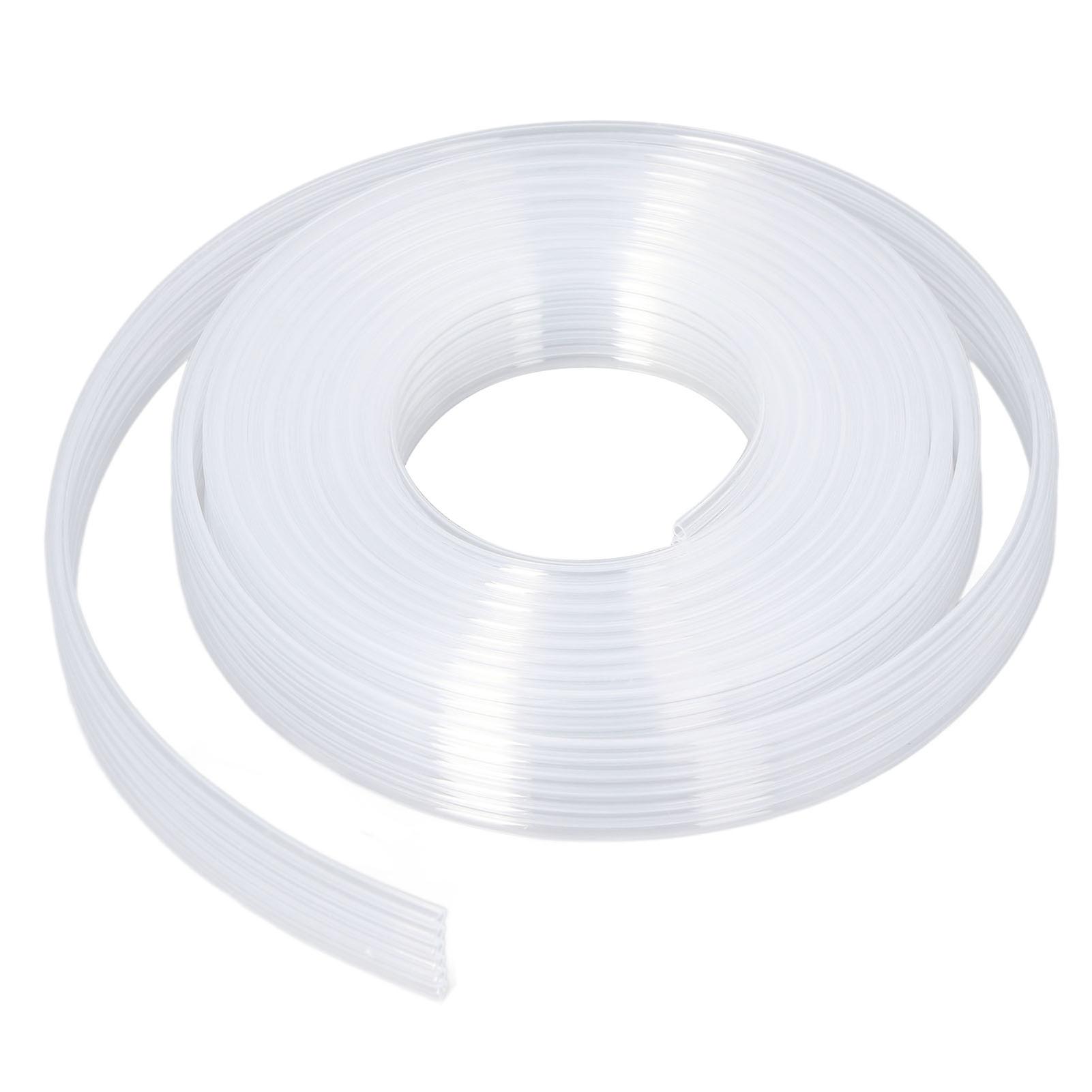 Ouitble Ink Tube UV Printer Ink Pipe 6 Lines, HTPE Resin Flexible Anti Aging Ink Tube Replacement for Photographic Equipment, Transparent