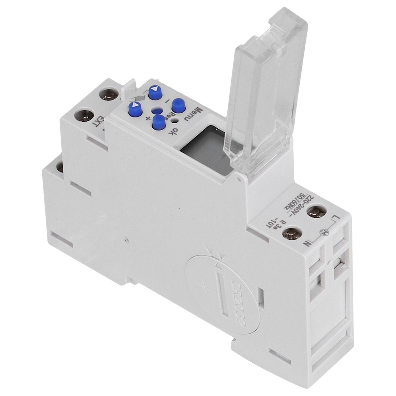 TM610-2 Weekly Programmable Timer Switch Digital Time Switch Din Rail Mount