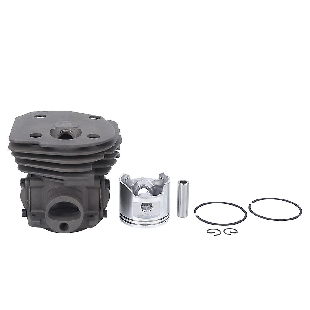 Qukaim Cylinder Piston Assembly Chainsaw Cylinder Kit, 45mm Diameter Aluminum Piston for 353 Chainsaw H353, Cylinder Piston Assembly, Replacement