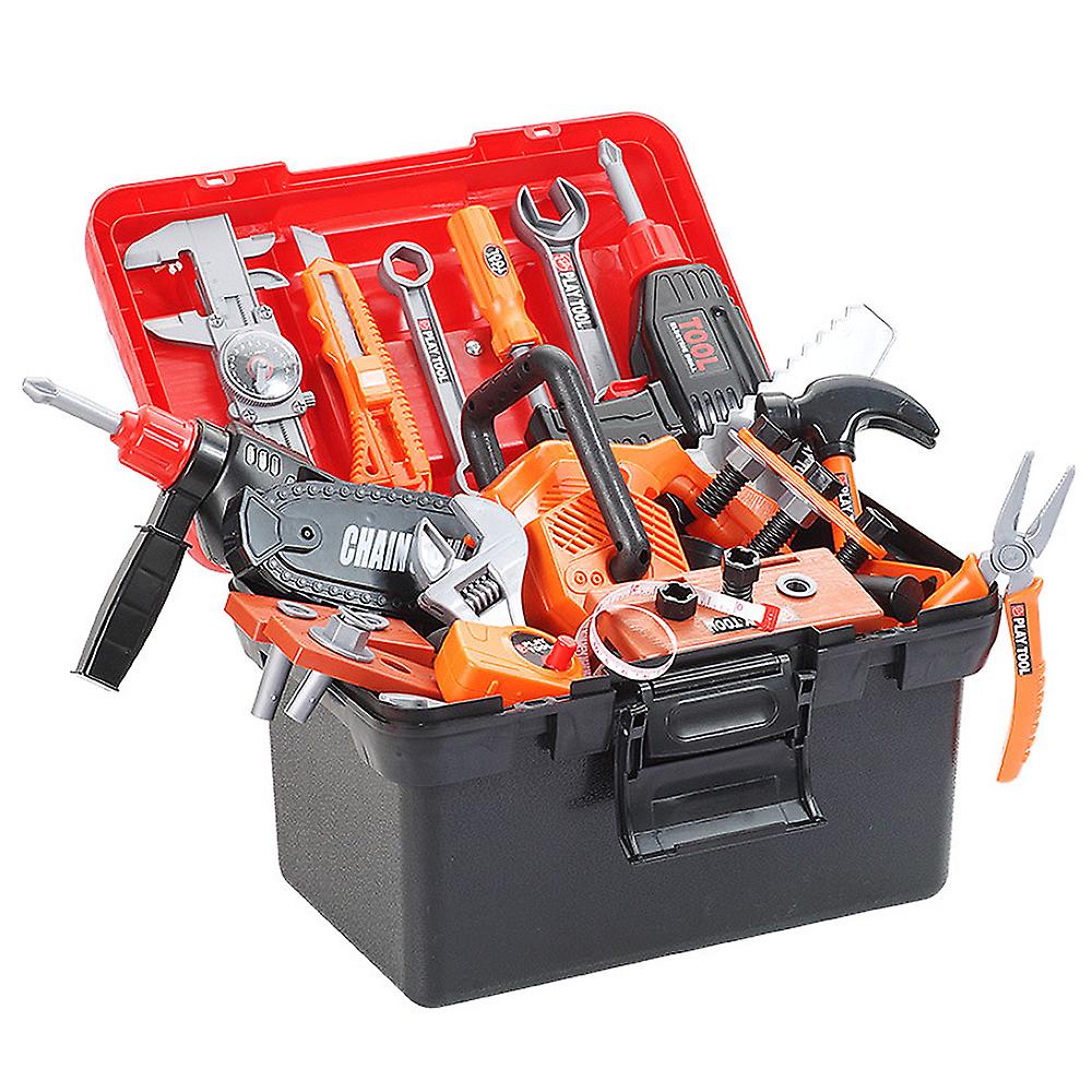 Interactive Kids' Construction Toy Set with Drill and Hard Hat for Learning