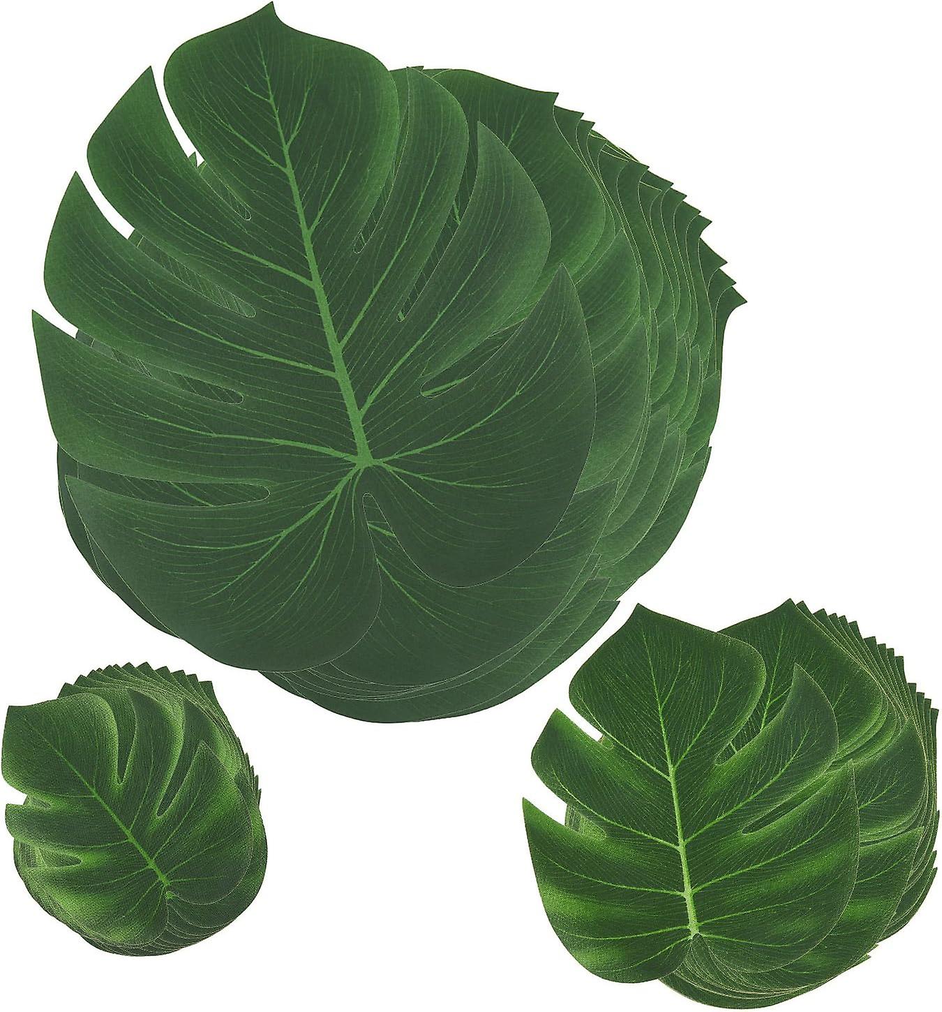 Multi-Size Tropical Artificial Palm Leaves
