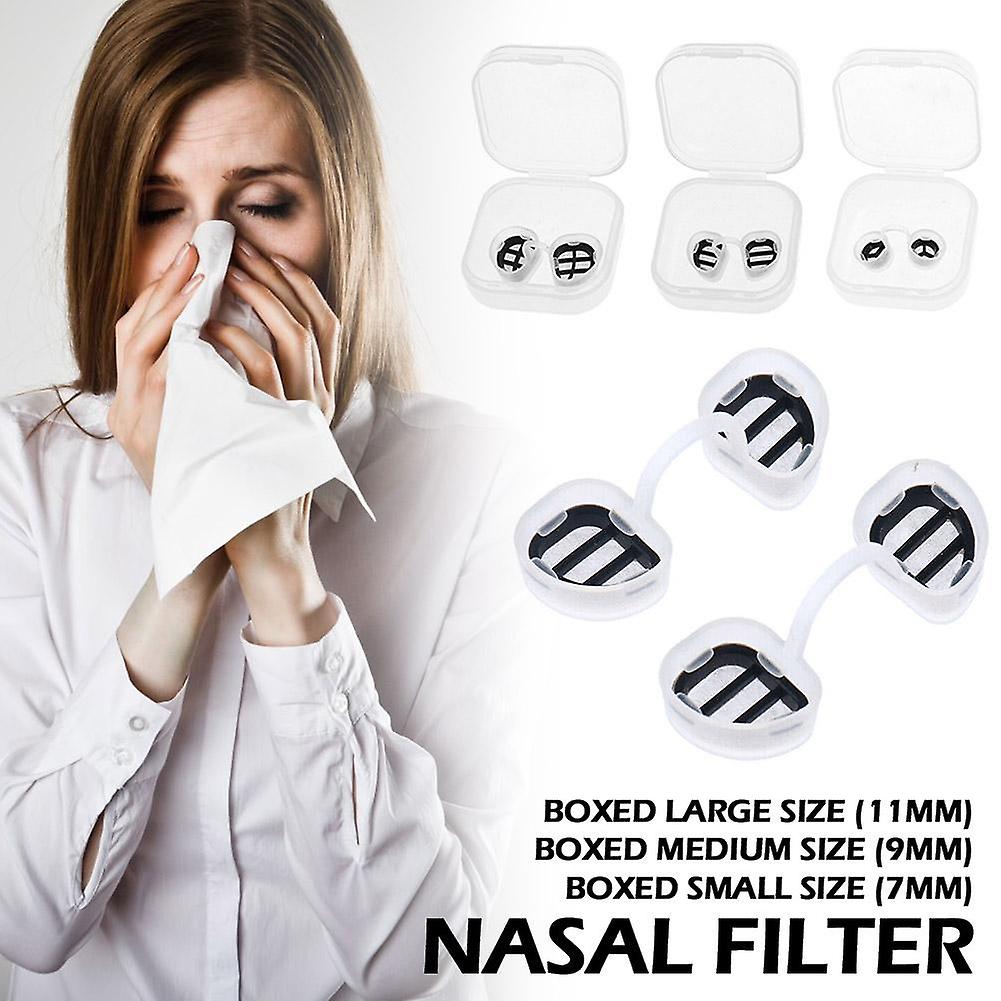 Boxed large size (A) $ Anti-smog pollen dust nasal filter invisible disposable