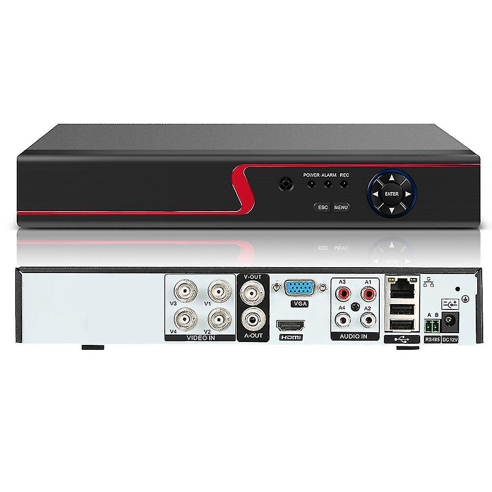 Au التوصيل 4ch 1080p مسجل DVR H.264 + الدوائر التلفزيونية المغلقة 5 في 1 Nvr / ahd / التناظرية / tvi / cvi مسجل فيديو رقمي لنظام المراقبة المنزلية (بدون محرك أقراص ثابتة)