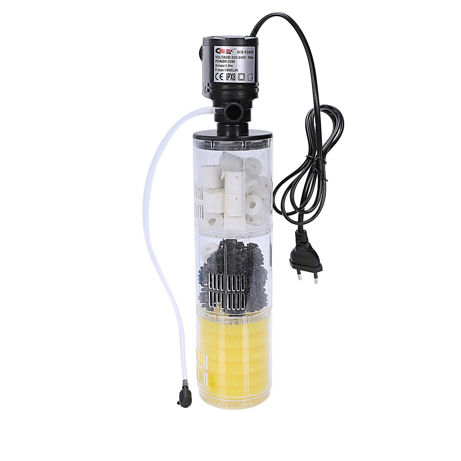 3 In 1 Aquarium Filter Fish Tank Filter For Aquarium Air Pump Air Oxygen Increase Aquarium Internal