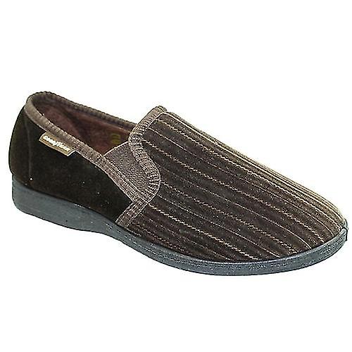 Goodyear Mens Calder Pinstripe Slippers