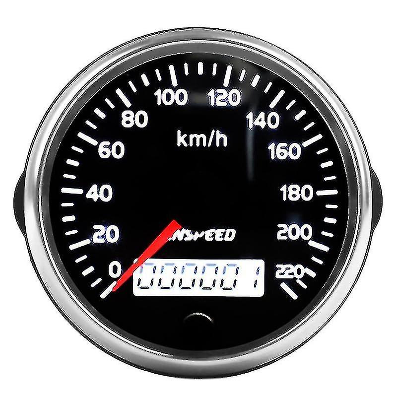 מד מהירות GPS Cnspeed 12v/ 24v 85mm 220 קמ"ש לאופנוע רכב