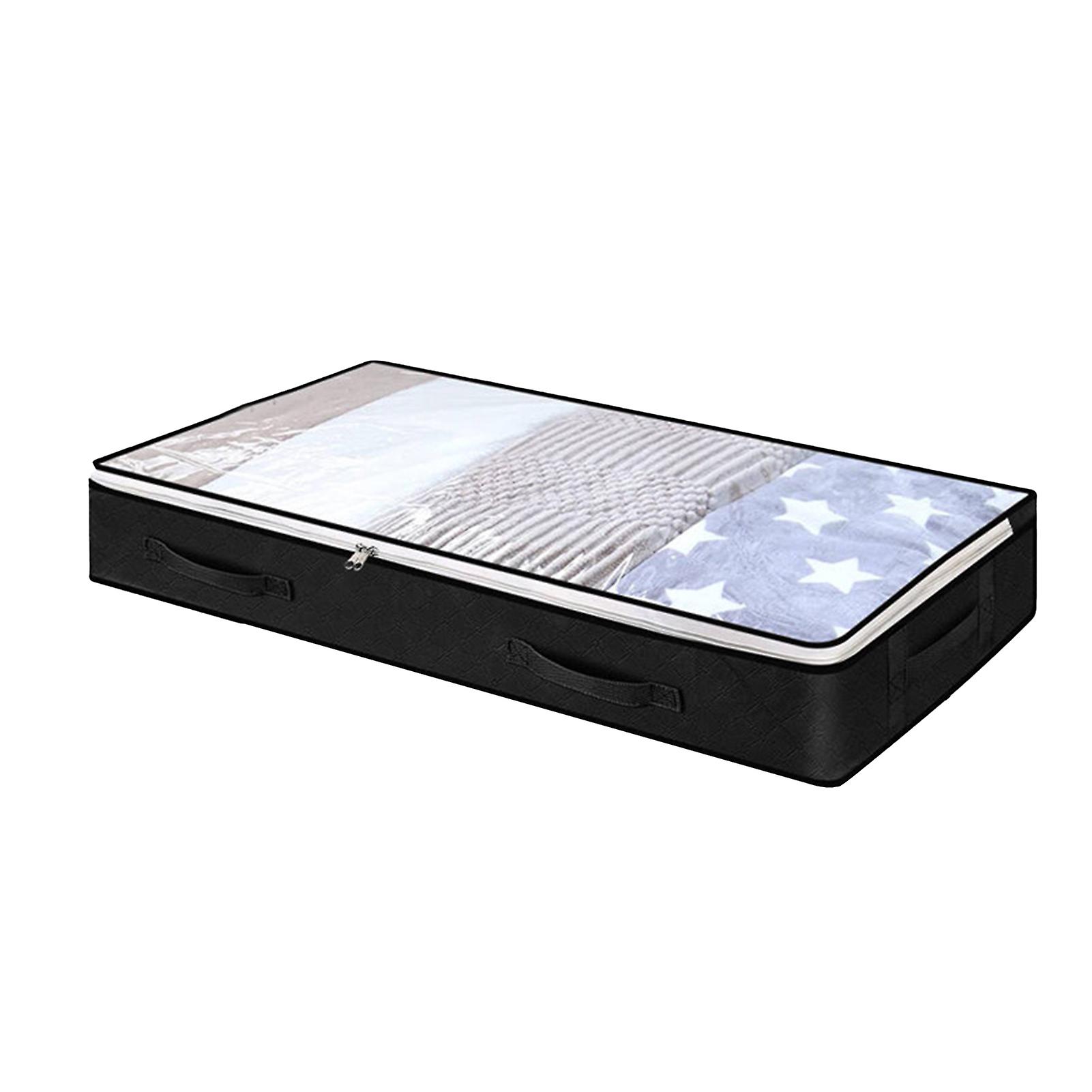 Foldable Under Bed Storage Bags Large Capacity Storage Bins for Nap Blanket