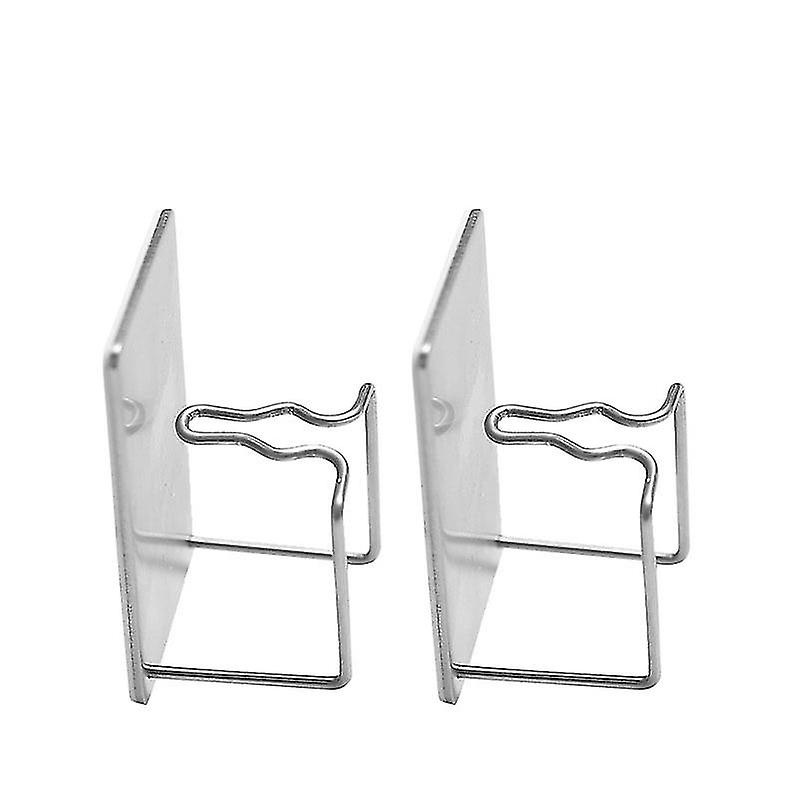 Toothpaste Holder Toothbrush Wall Mount Bracket Holder Universal Stainless Steel Toothbrush Toothpas