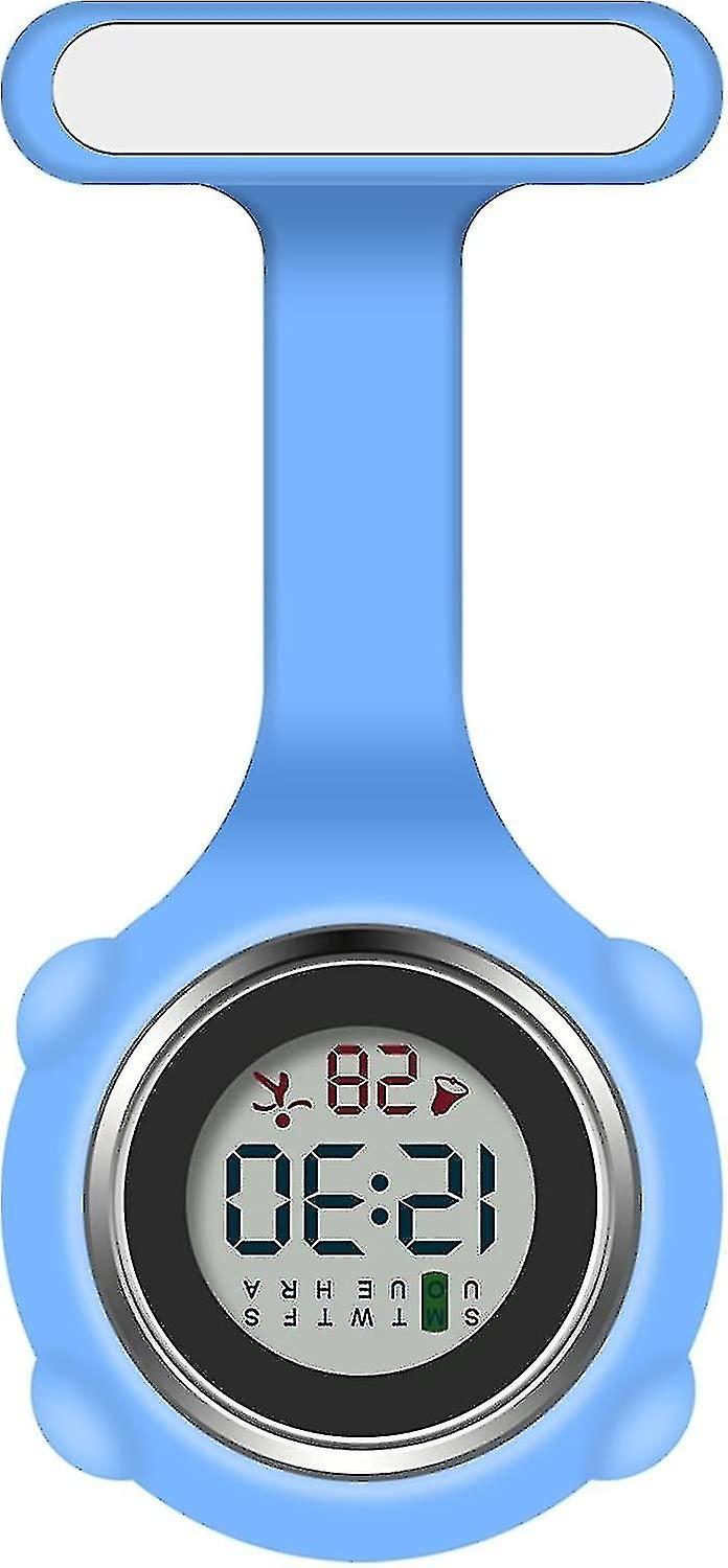Reloj de enfermera, reloj de enfermería electrónico con clip, despertador, reloj multifunción