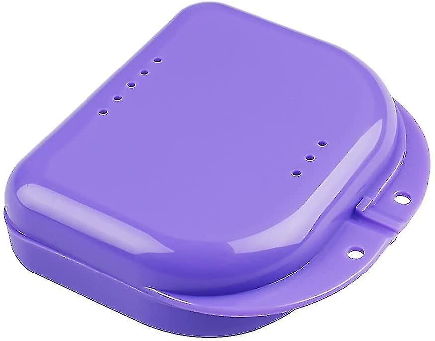 Braces Fixing Box With Vent Hole purple 1PCS