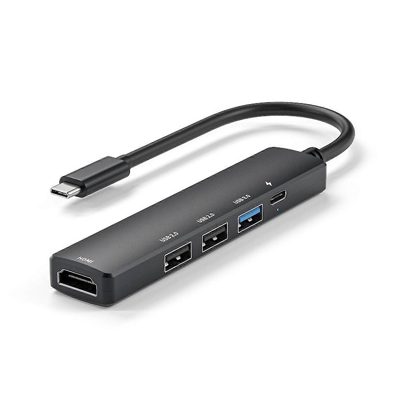 Type-C Docking Station 3D Stereo Visual Effect Enjoy Large Screen 4K@30Hz Type-C to USB-C 3.0 2.0 HD