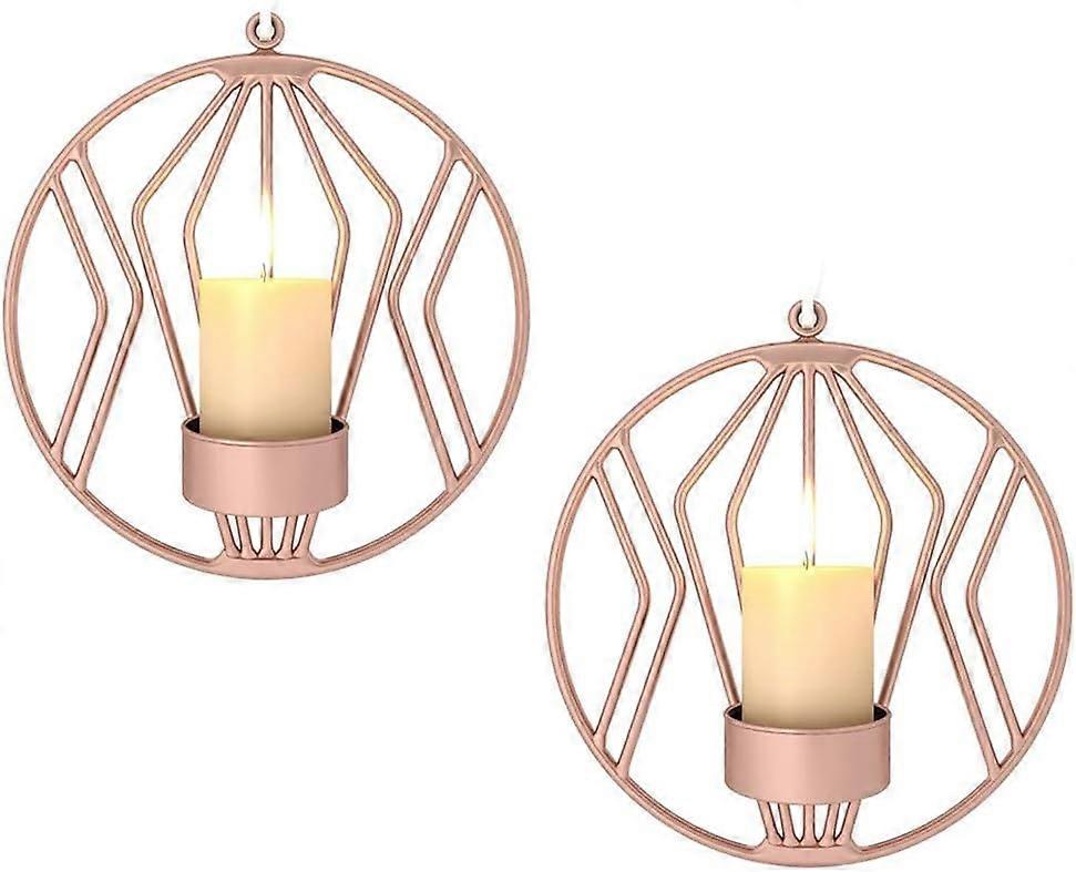 2pcs Chandeliers Muraux en Mtal, Dcorations Murales, clairage pour