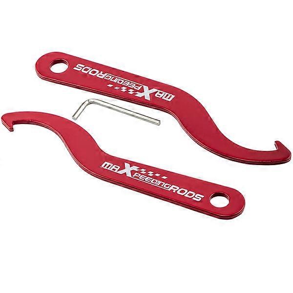 1 Pair COILOVER ADJUSTMENT WRENCH SUSPENSION C SPANNER TOOL RED 75965