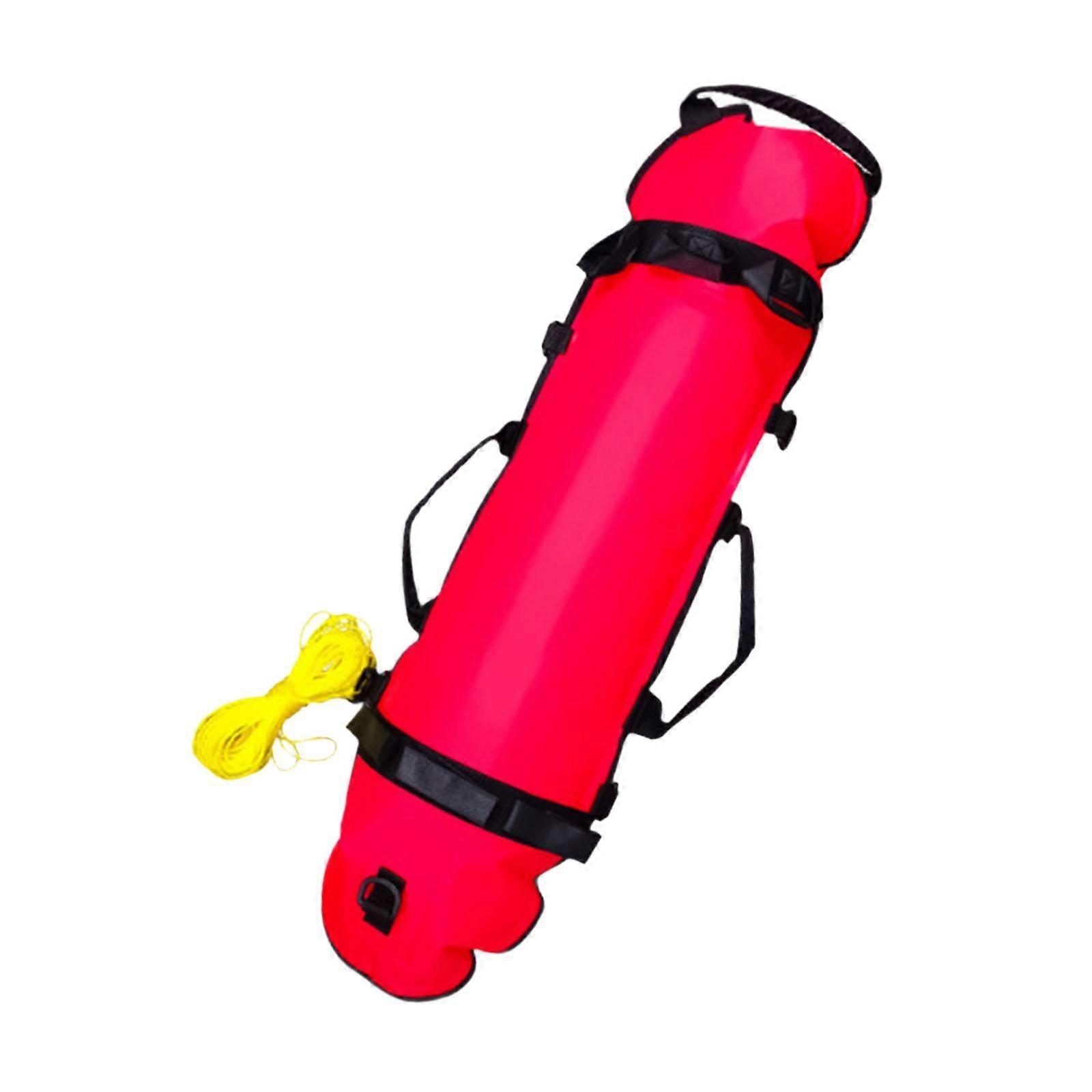 Dykkerbøye Lett oppblåsbar bøye for svømming Fridykking Snorkling