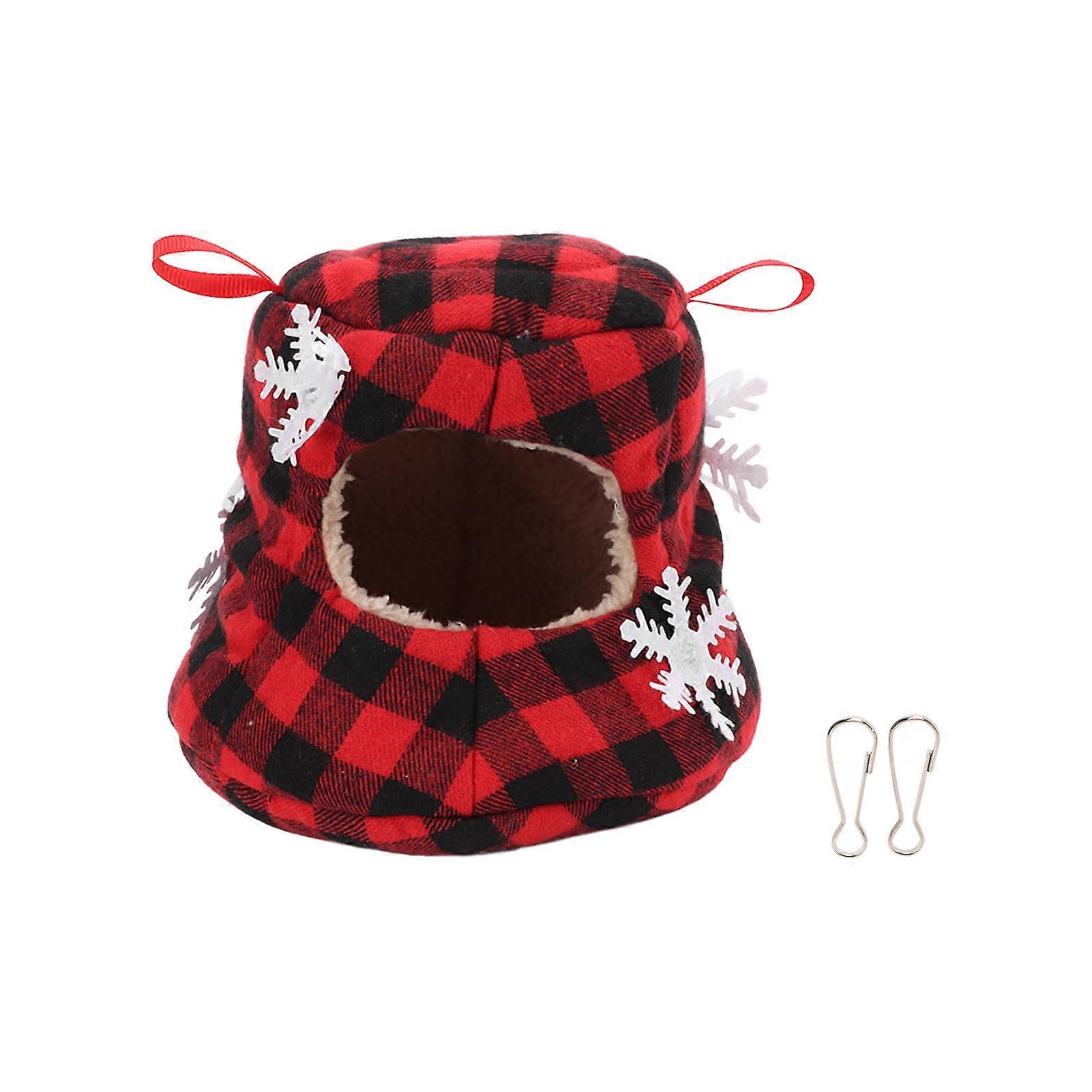 Winter Warm Bird Nest Soft Comfortable Portable Hamster Hanging Nest for Birds Parrots HamstersLattice