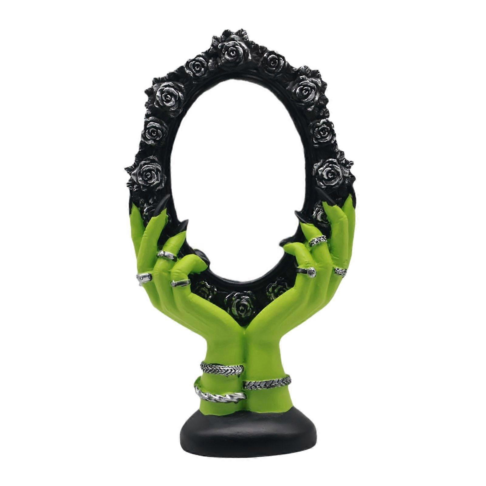 Figurine en résine cadeau Halloween statue pour centres de table Miroir de cheminée d’intérieur