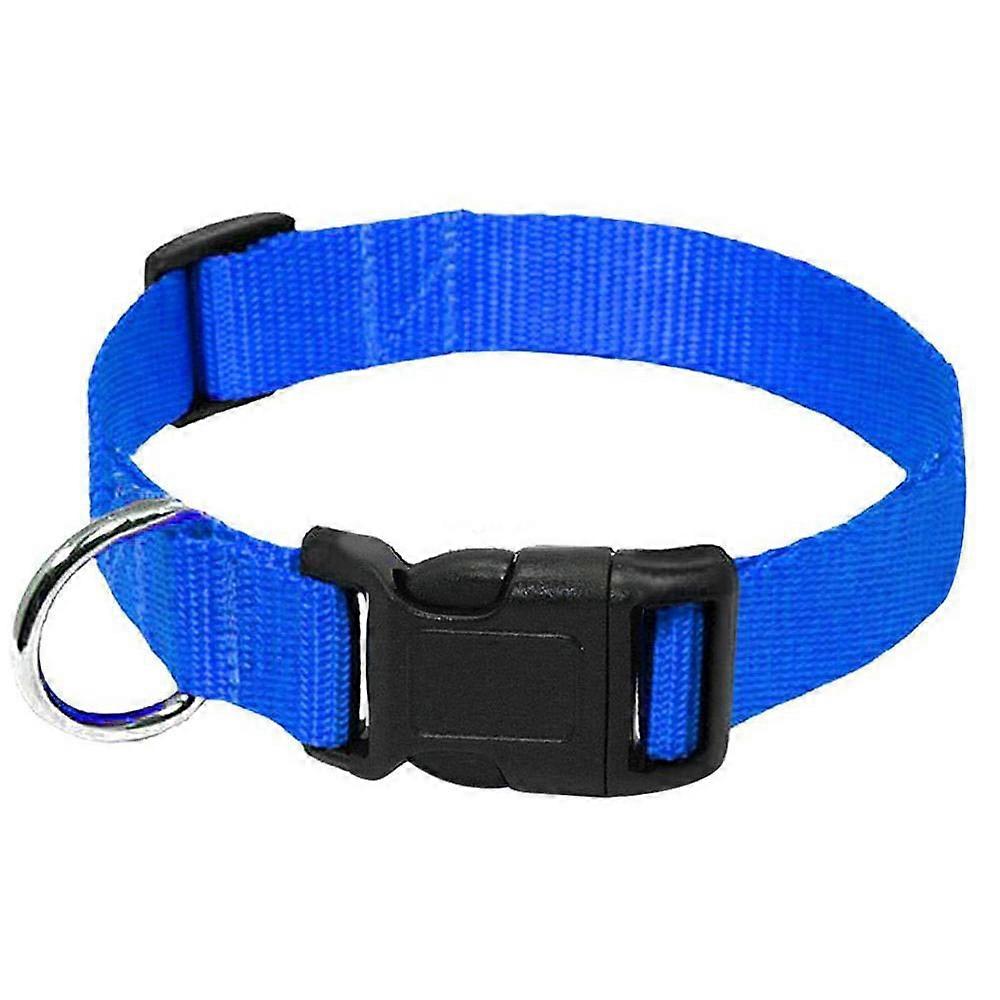 QQDD Pet soft adjustable solid color nylon puppy/dog collar to match leash and harness