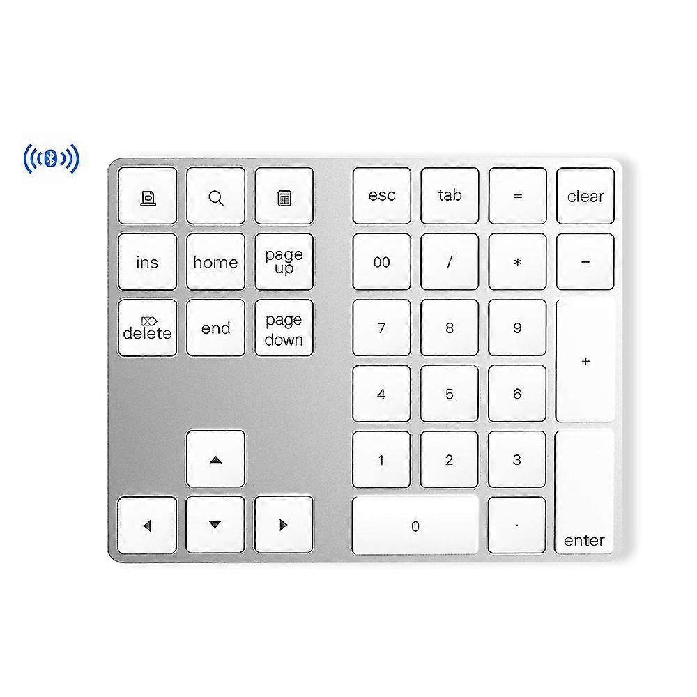 wireless numeric keypads 34-key bluetooth numeric keyboard for computer laptop tablet