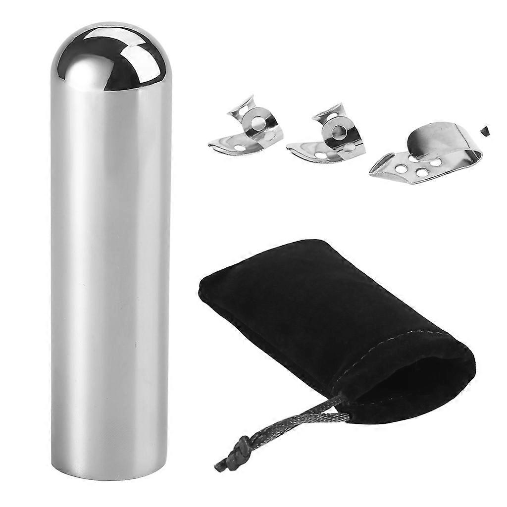 Solid Round Nose Tonebar Guitar Slide för elgitarr bas tillbehör