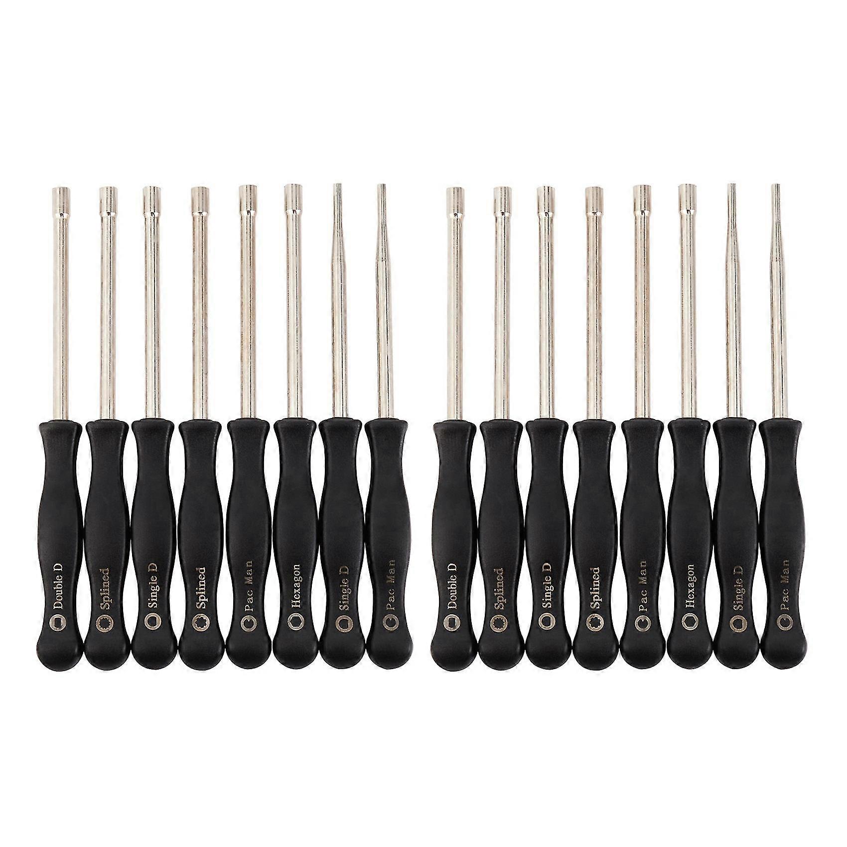 16 Pcs Screwdriver Carburetor Adjustment Tool Hex Socket Kit Set