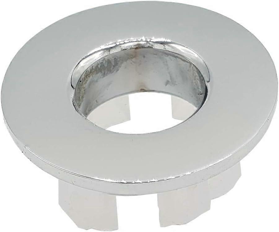 Verchroomd messing wastafel, gootsteenoverloop, afwerking, wastafel, overloopgat, accessoires