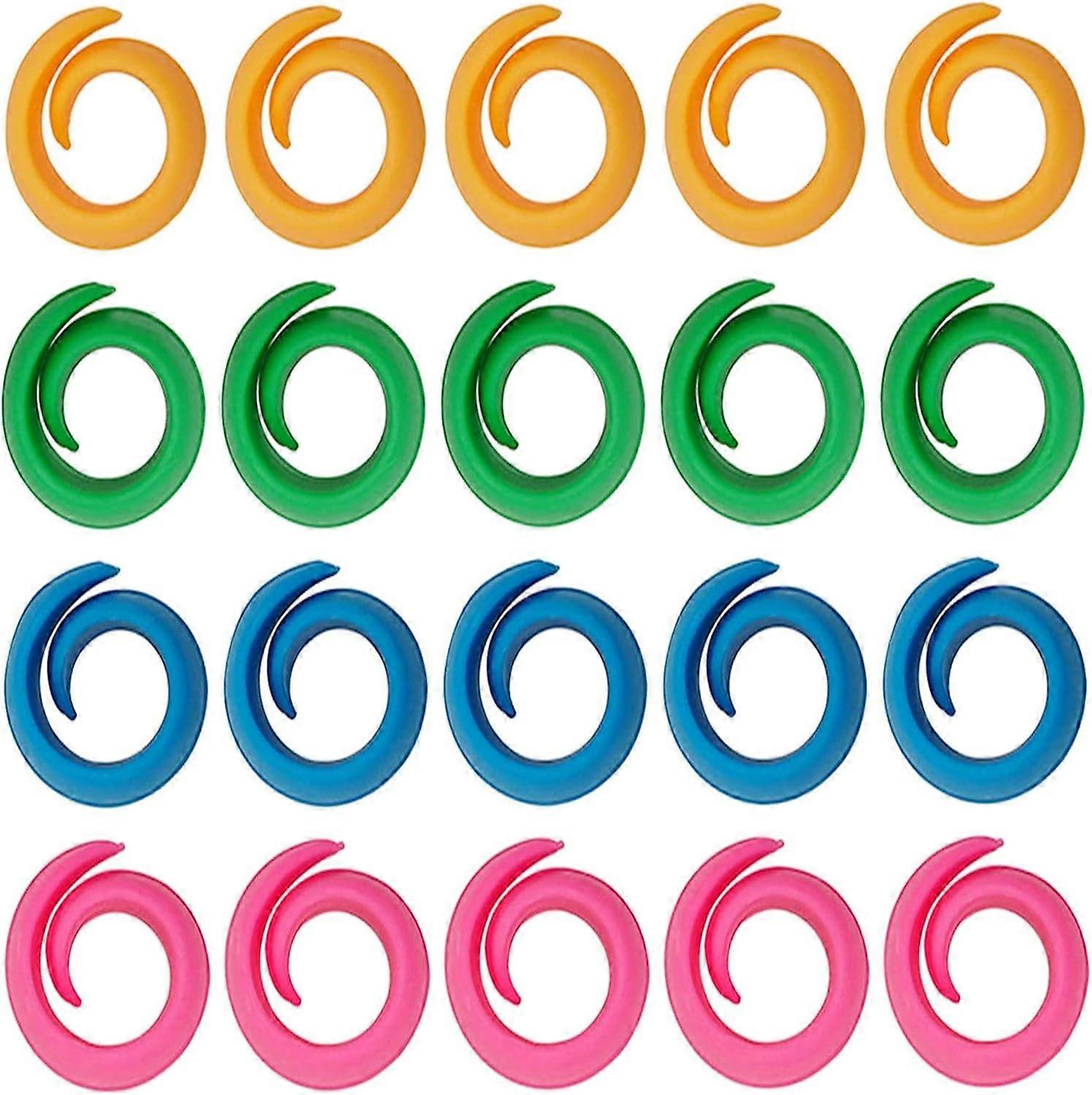 20 قطعة من بكرة الخيط معانقة لمنع فك الخيط والحفاظ على ذيول الخيط تحت السيطرة