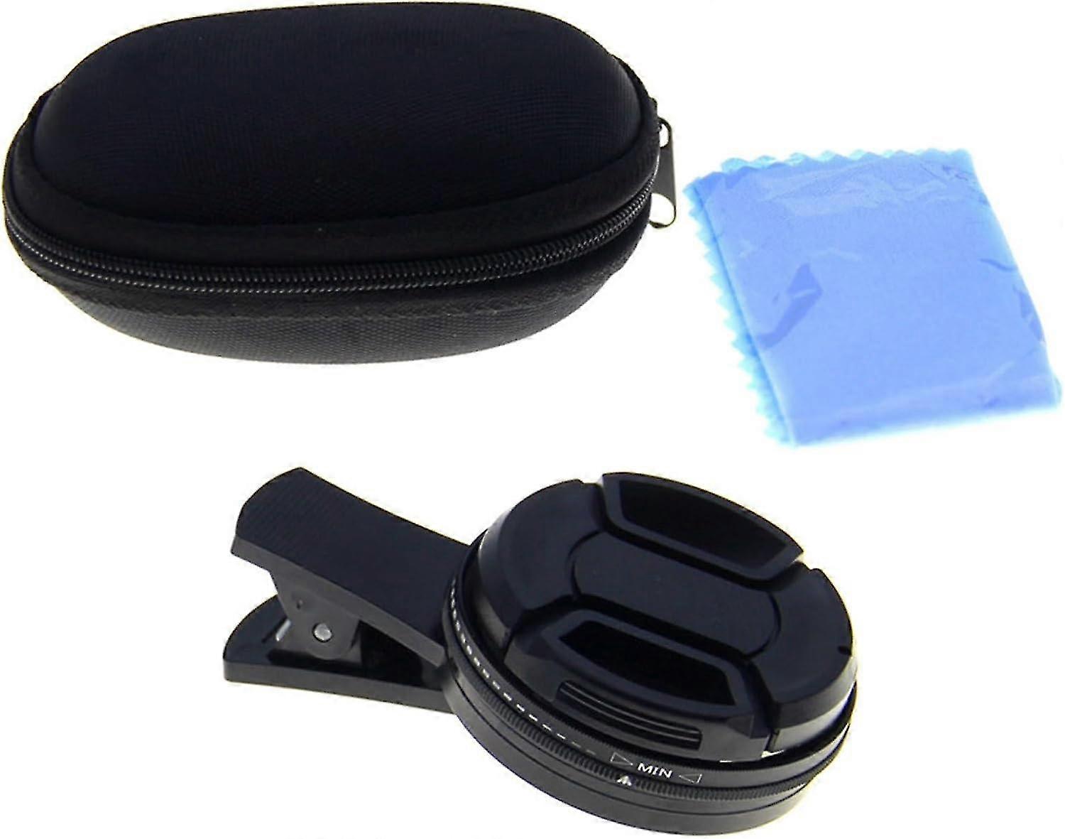 Solar Eclipse Camera Lens Filter, Solar Filter for Smartphone, Universal Solar Eclipse Smartphone Lens with Clip, Simple Installation Imaging Enhancin