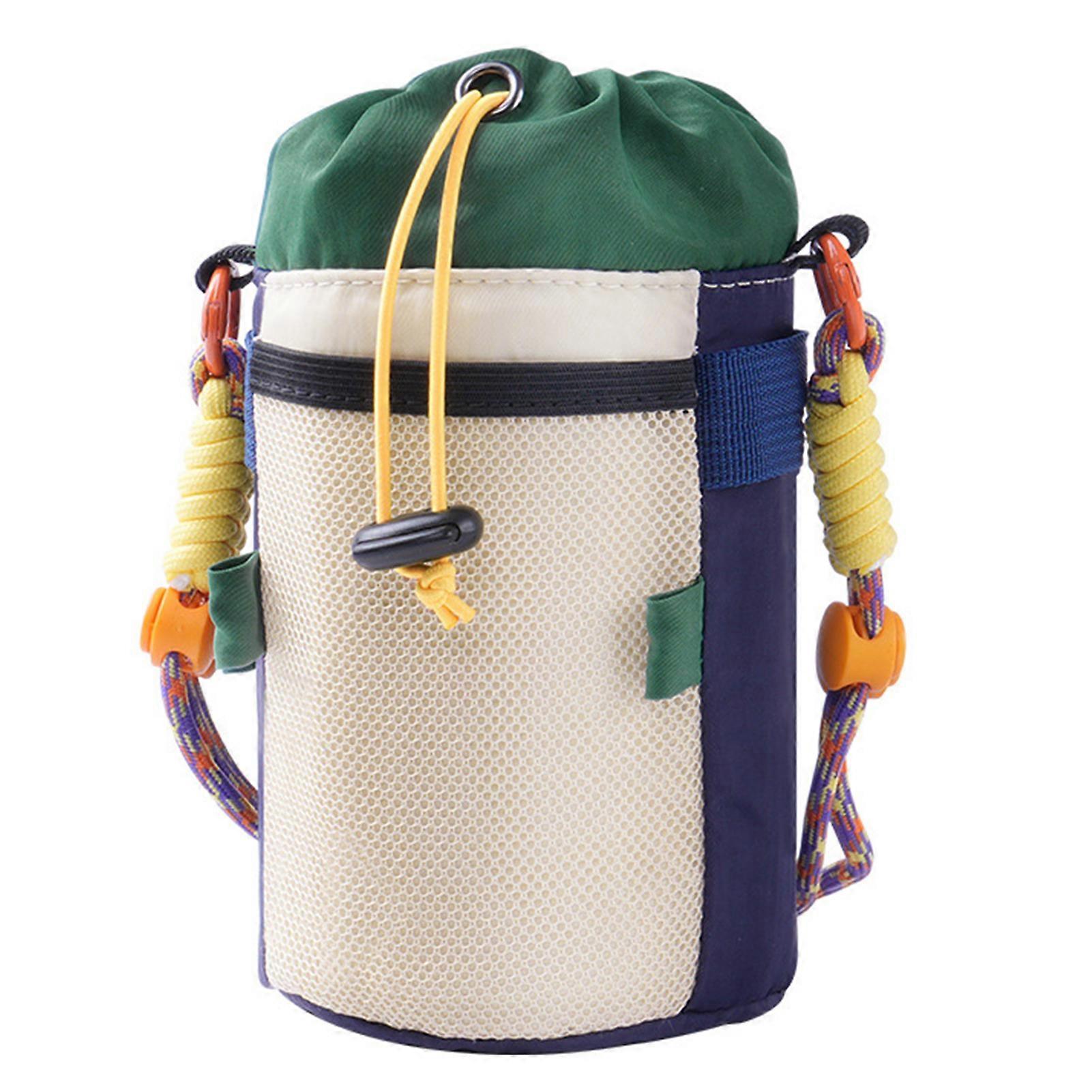 Bike Handlebar Bag Lightweight Waterproof Water Bottle Carrier Pouch Large Capacity Easy to Install Water Bottle Holder Bag