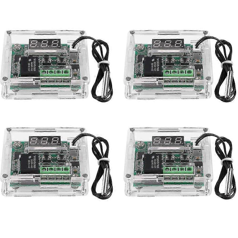 4pcs W1209 Dc Digital Temperature Controller Module Electronic Temperature Temp Control Module Swit
