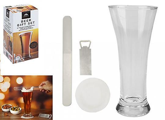 Kensington Giftware Beer Gift Set Glass & Accessories