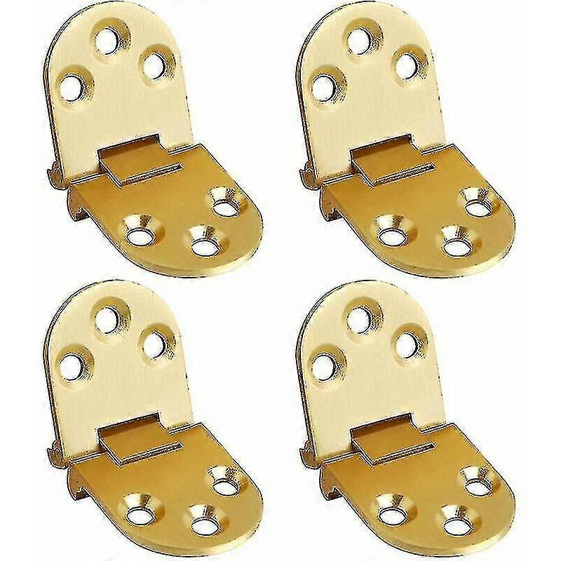 Drop-down Hinge, Brushed Solid Brass Finish