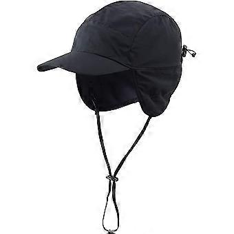 Outdoor Heren Baseball Cap Waterdichte Winter Earflap Hat1pcsblack