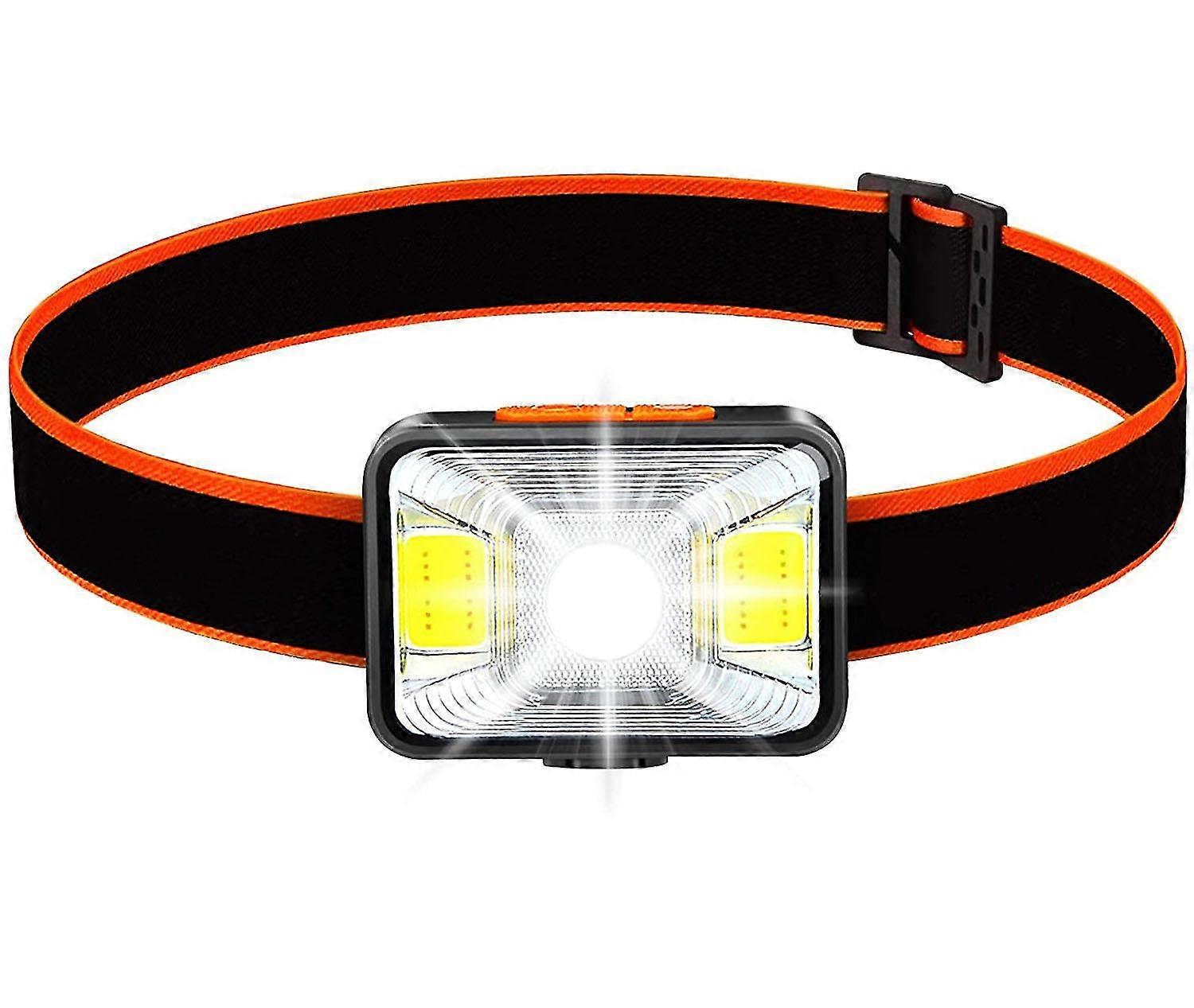 Led Head Torch,usb Headlamp,200 Lumens,5 Modes,ipx5 Waterproof