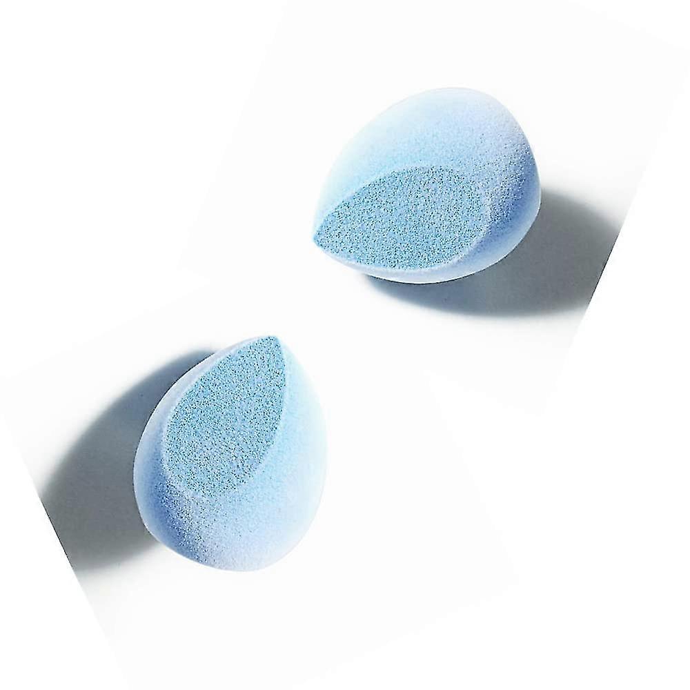 Microfiber Velvet Makeup Sponge Foam (2 Pieces Blue)