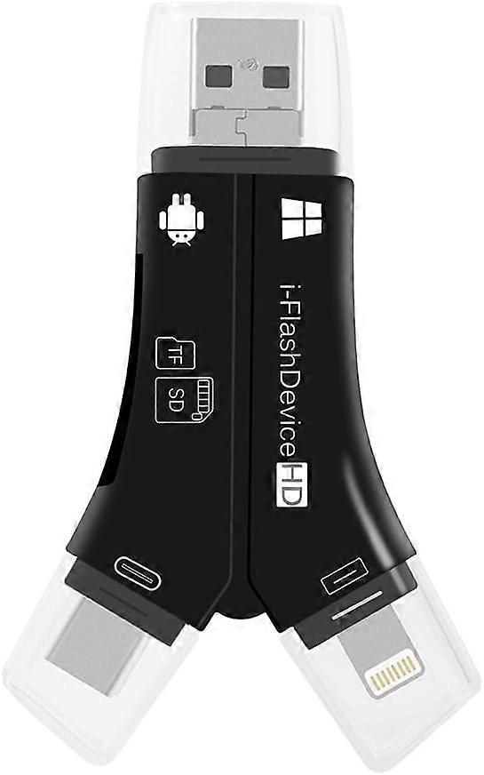 4 In1 USB I-flash Drive Hd Micro Sd Tf Card Reader For Ipad Iphone Android