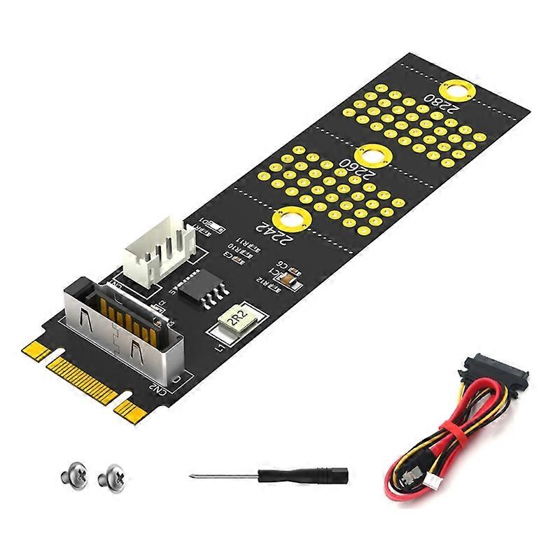 2 Key B to SATA2.5 Conversion Card for 2 Key B Interfaces Devices