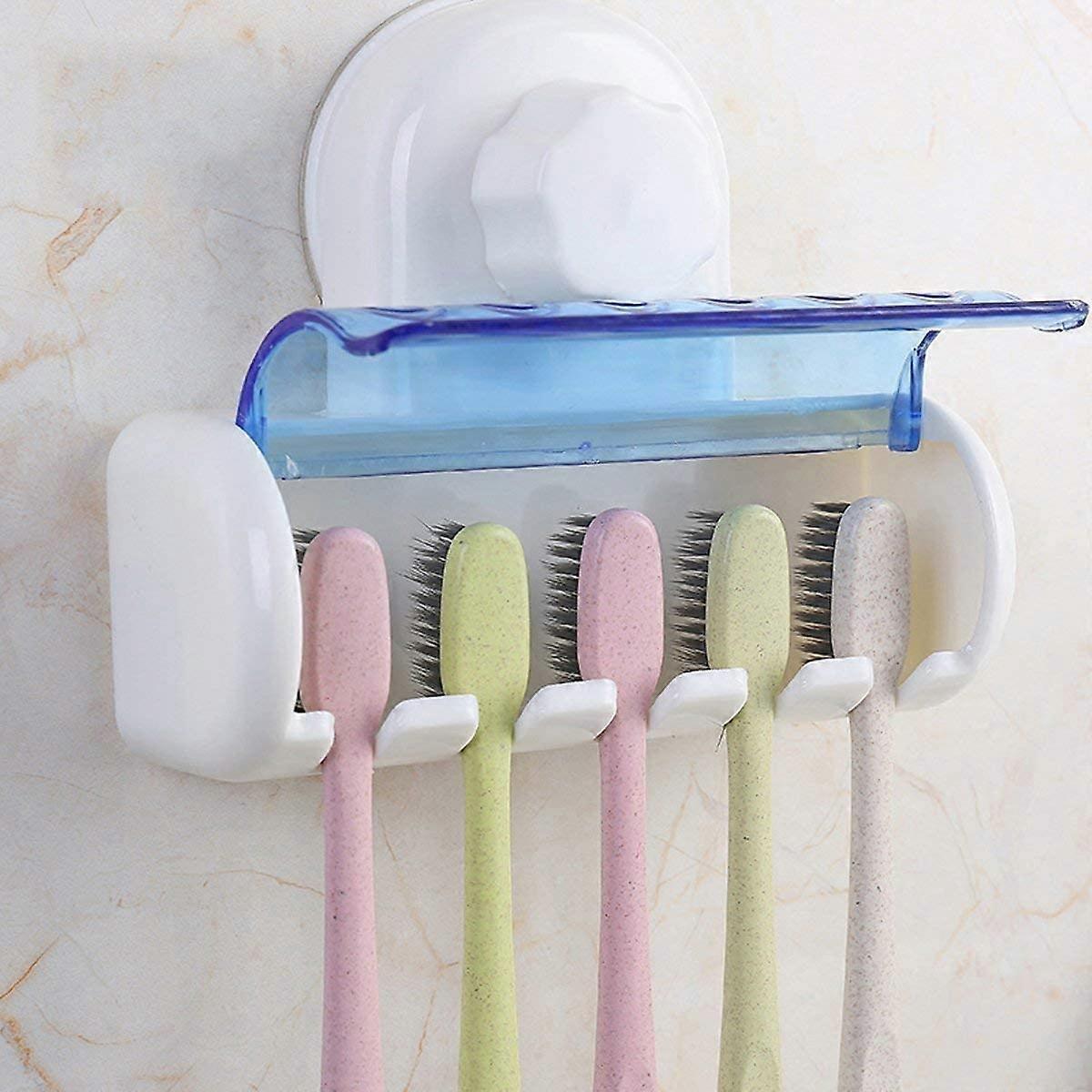 Toothbrush Holder Magic Suction Cup,Wall-Mounted Bathroom Kit