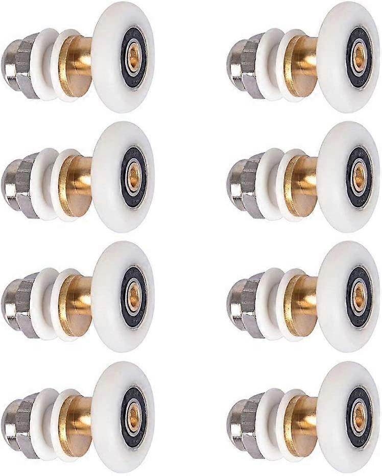 8 Pcs Shower Door - Roller Caster Wheel 25mm