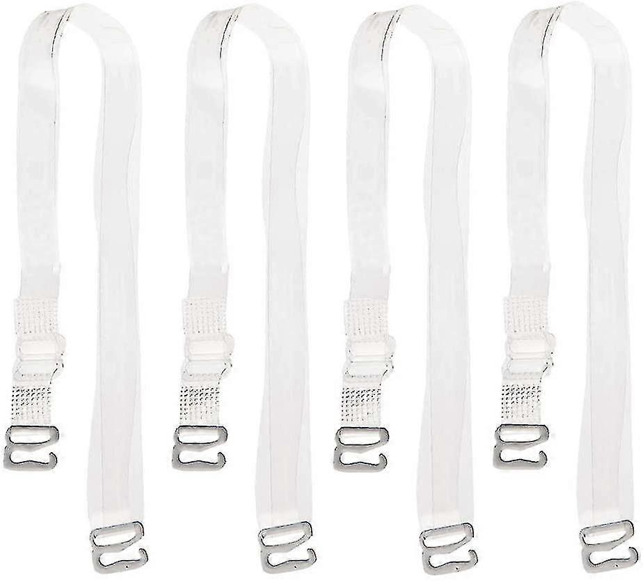Bra Straps See-through Transparent Adjustable Invisible Bra Straps Replacement 2 Pairs