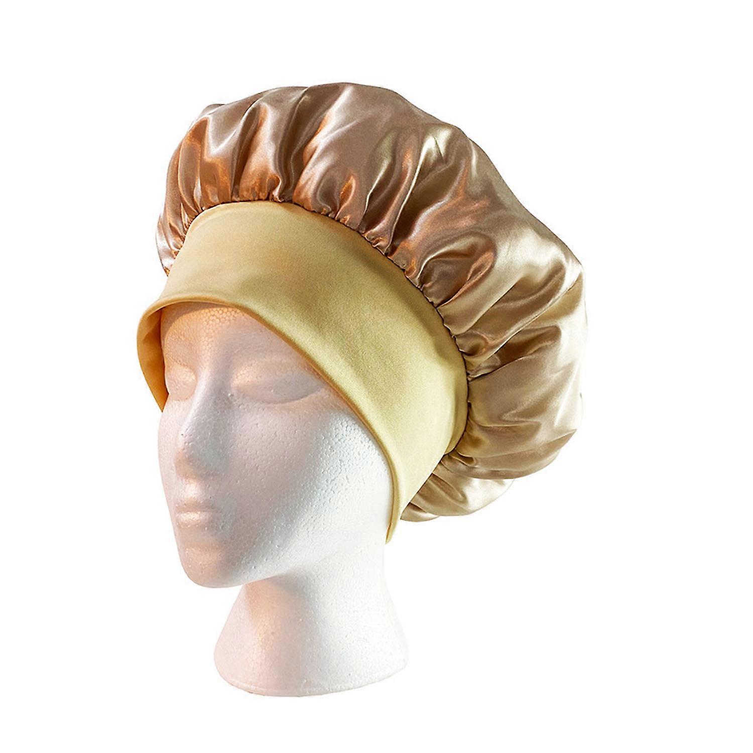 Geel slaapmutsje haarmuts