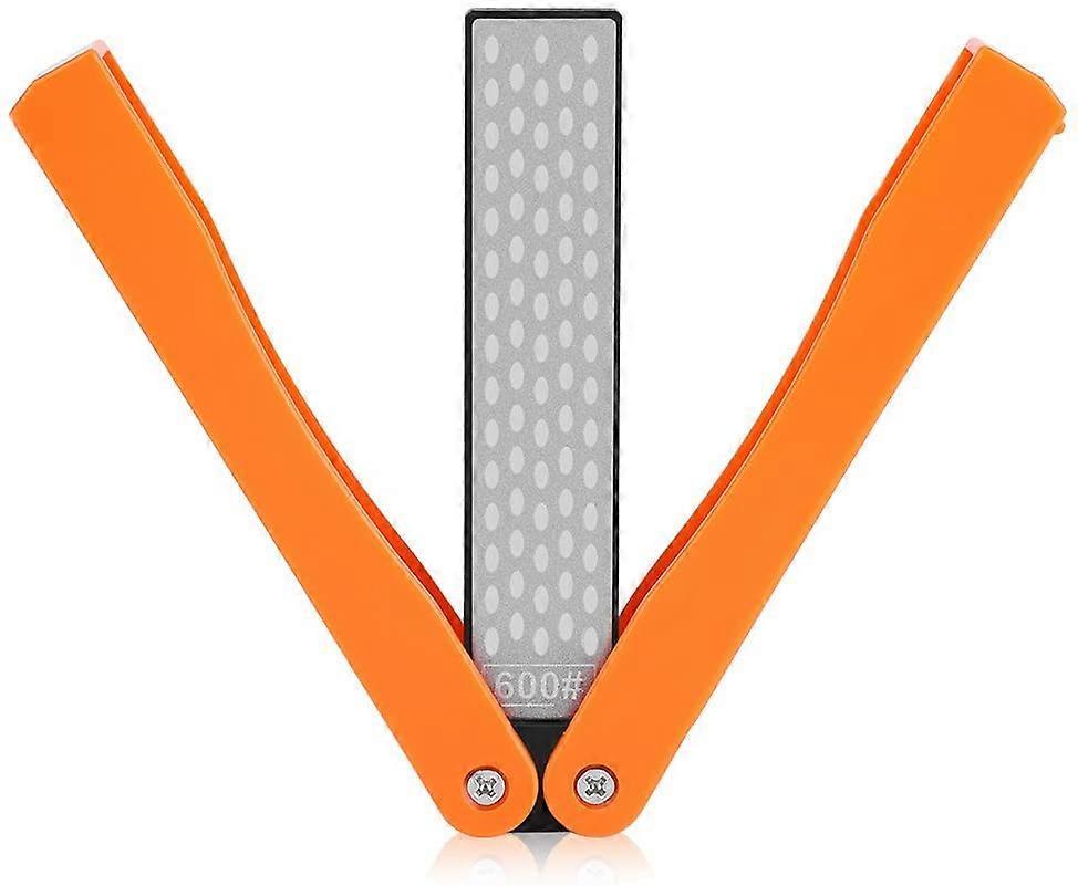 400/600 Grit Knife Sharpener, Folding Double-Sided Diamond Sharpening Stone Tool