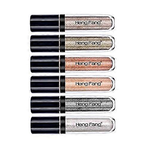 6 Pack Glitter Liquid Eyeshadow Makeup Pen Waterproof a