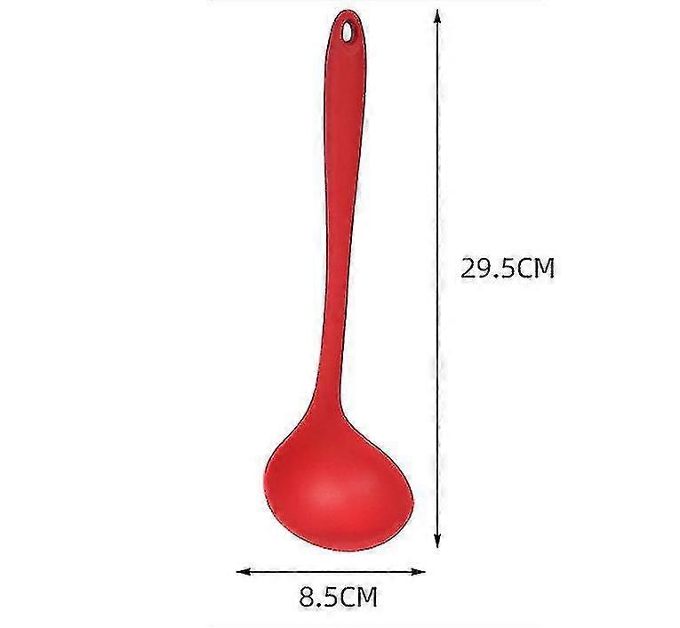 Silicone Kitchenware Red Spoon