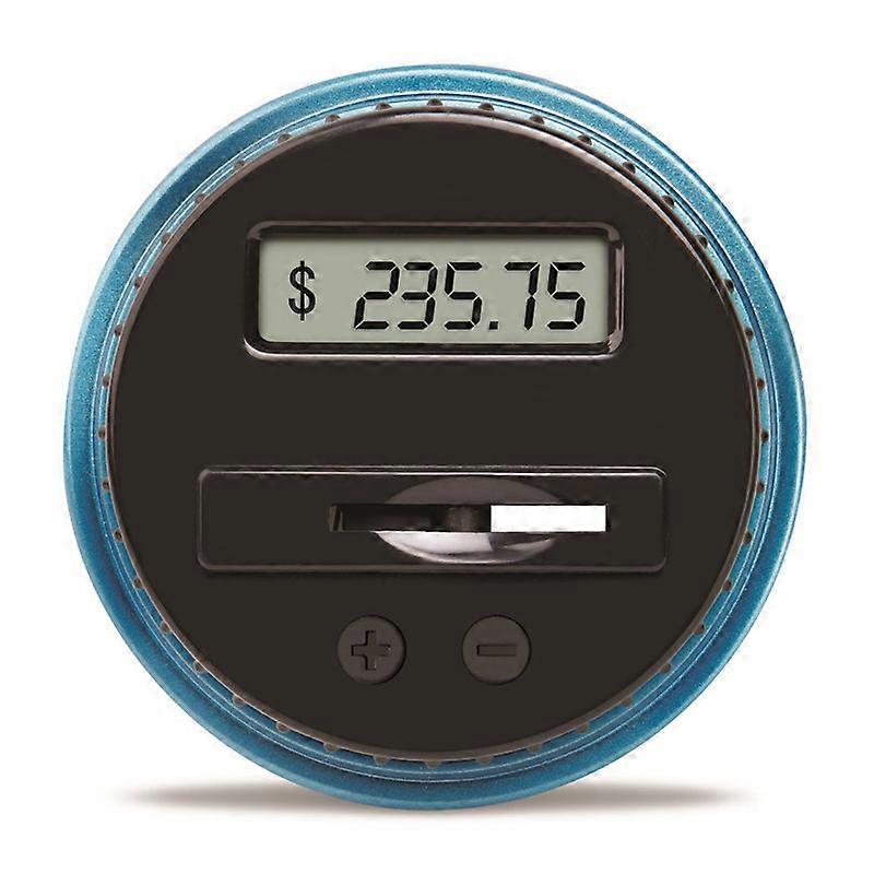 Large piggy piggy bank LCD counter Digital coin counter Bank 7.5 * 11.3 * 20cm